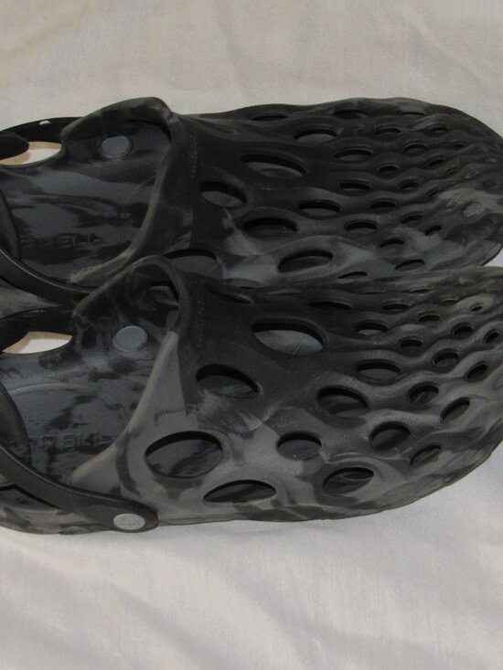 Merrell Other - Merrell Shoes Hydro Moc Black Gray Lightweight Water Friendly Slip On M 8.5 W 10